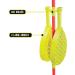 Swingball Classic Original - Red & Yellow | Outdoor Fun | Traditional Ground Set with Tennis Ball & 2 Bats | Ages 5+ - Buy Online on GoSupps.com