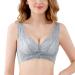 Women's sports bra floral pressure running fashion tank top women's corset comfortable light breathable seamless underwear underwear suitable for party swimming gift for women blue 80b