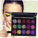 POPETPOP 2pcs 15 Colors Lustre Pearly Eye Matte Pallet Combination Makeup Cosmetic Shadow 1 count (Pack of 1) As Shownx2pcs - Buy Online on GoSupps.com