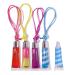 M&U Lip Gloss Necklace Set for Kids  4 Pcs Assorted Flavors Moisturizing Shimmer Glossy Lip Party Favor Make-up for Girls and Teens Ages 5+