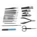 Fyearfly Manicure Set 18-Piece Portable Manicure Set with Eyebrow Trimmer Dead Skin Pliers Nail Clippers and Storage Box for Travel and Home Use - Buy Online on GoSupps.com