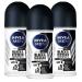 Nivea Roll On Men Deodorant Invisible Black and White Original Anti Perspirant 48 Hours Protection 50 ml pack of 3