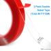 Double Sided Tape 2 Pack Heavy Duty (3/4 Width Total 20 FT) Clear Adhesive Waterproof Removable Double Sided Mounting Tape for Carpet Fix Home Office Wall Decor DIY Crafts Car Glass Decor 2Roll-3M/10' - Buy Online on GoSupps.com