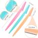 24-Piece Multicolor Eyebrow Razors Set - Foldable Face & Eyebrow Shaper for Women | Multi-Purpose Grooming Tools - Buy Online on GoSupps.com