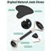 Deciniee Jade Roller and Gua Sha Set- Anti-Aging Face Massager for Eyes & Neck - Natural Guasha Facial Tools for Skin Care - Reduce Wrinkles & Relax Muscles - Buy Online on GoSupps.com