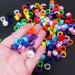 Buy Ancllo 200pcs 8mm No Numbers Birdsbone Tapes - Multicolored Clip-on Leg Rings for Pigeons & Parrots - 10 Color Mixed for Chicks - International Shipping Available - Buy Online on GoSupps.com