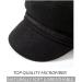 accsa Women's Black Fashion Newsboy Cap - Stylish Bakerboy Cabbie Beret Hat - Buy Online on GoSupps.com