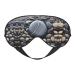 SSIMOO Beach Stone Sleep Mask-Adjustable Breathable Fashionable Eye Mask for A Comfortable Sleep Experience Black
