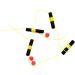 Thill Premium Bobber Stops 40 Pack - Fluorescent Yellow - Fishing Gear & Accessories - Buy Online on GoSupps.com