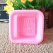 1pc Handmade Soap Mold Handmade Soap Mold Multi Usage Words Soap Mold Reusable Square Silicone Mould for Kitchen Pink - Buy Online on GoSupps.com