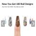 Burano Nail Foil Glue Gel Set - 15ML x 2 Bottles | 100PCS Foil Sticker & Rubber Nail Push Pen Included - Transfer Gel Polish Adhesive - Buy Online on GoSupps.com
