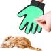 Washing glove for cats cat gloves cat glove Fell care cat gloves brush fello care shoe made of silicone glove cat brush dog brush nursing shoe for pets 1 green 1 green.