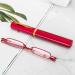 KoKoBin Mini Slim Reading Glasses +1.50 | Spring Hinge Metal Visual Aid | Unisex Reading Glasses with Case - Red Color - Buy Online on GoSupps.com