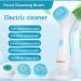 Facial Cleansing Brush IPX6 Waterproof Electric USB Rechargeable Face Spin Brush with 3 Brush Heads 4 Speeds Counterspin Design Silicone Face Brush for Deep Cleaning Massaging Exfoliating (A) - Buy Online on GoSupps.com