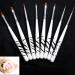 8 x Zebra Nail Art Dotting Pens Professional Manicure Brush Tools for Perfect Nail Designs | International Shipping Available - Buy Online on GoSupps.com