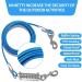 Buy Mi Metty Durable Pull-Out Dog Leash 120lbs - 3.4/5.2/1.5/3.5m - Rustproof Training Runner for Courtyard Outdoor & Camping - Blue 60ft - Buy Online on GoSupps.com