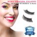 Self Adhesive Fake Eyelashes Natural Look 3D False Eyelashes No Glue Easy False Lashes Thick Eyelashes With Glue Set Resuable Lashes Extension