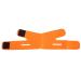 Face Slimming Bandage Belt Facelift Double Chin Skin Strap V Line Lifting Mask Double Chin Reducer Double Chin Reducer (Orange)