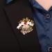 Enamel Christmas Bell Brooch with Crystal - Gold Brooches for Men & Women | Unisex Party Jewelry Corsage - Buy Online on GoSupps.com