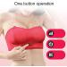 HOHXFYP USB Breast Massager Cotton Electric Vibration Breast Enlargement Bra Wearable Bust Lift Enhancer Machine Shoulder Strap Included Red - Buy Online on GoSupps.com