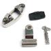 Keehui Pack of 2 Marine Grade Bimini Top 316 Stainless Steel Swivel Deck Hinge with Removable Pin - Rubber Pad Deck Mount Included - Buy Online on GoSupps.com