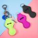 WACAR 10pcs Sublimation Blanks Chapstick Holder Keychains Bulk - Black Lipstick Keyring Holder - Buy Online on GoSupps.com