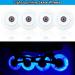 FYANER Light Up Inline Skate Wheels 80mm Blue - 4 Pack Luminous Flash Replacement Wheels - Buy Online on GoSupps.com