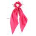 Pack of 2 Red Satin Knotted Bow Hair Scrunchies for Women and Girls - Buy Online on GoSupps.com
