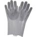 Dishwashing Gloves - Reusable Silicone Dishwashing Gloves Waterproof Household Cleaning Tools for Shower Room Car Cleaning Pet Care Clothes Quilt Light Gray - Buy Online on GoSupps.com