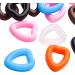 JDesun Slipproof Glasses Handles - 12 Pairs Silicone Bracket Tips | Heart Design Glasses Holders in Blue Black Pink Orange Brown & White for Sunglasses & Reading Glasses - Buy Online on GoSupps.com
