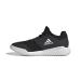 adidas Women's Court Team Bounce Volleyball Shoe 9 Black/White/Silver Metallic
