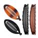 Banana Hair Comb Clips 4 Pieces Retro Banana Hair Clips for Coarse Curls Fishtail Hair Accessories Two Banana Clips Combs for Women and Girls Set A