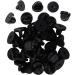 100PCS Rubber Pin Backs - Safety Backs for Lapel Pins, Brooches, Hats, Badges - Black - Buy Online on GoSupps.com