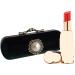 AOEGBY Lipstick Case Portable Exquisite Velvet Lipstick Organizer Vintage Copper Beads Protect Lipstick Jewelry(Black) - Buy Online on GoSupps.com