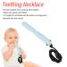 Silicone Sensory Chew Necklace 5 Piece Set - Baby Teething Necklace for Babies - Food Grade Safe (Light Blue 30LB) - Buy Online on GoSupps.com