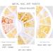 In Wheel Jewelry DIY Decoation Rivet Hollow Seaside Shell Nails Art Studs Gold Silver 3D Metal Decor(YS02) - Buy Online on GoSupps.com