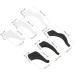 Buy PATICIL Slipproof Glasses Ear Handles - 12 Pair Ear Hook Holders for Reading & Sunglasses | Slip-Resistant Accessories in 2 Colors & 3 Sizes - Buy Online on GoSupps.com