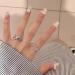 Temperament Manicure Pink Pearl French Manicure handmade short T-wearing nail patch wearable whitening and detachable(S) - Buy Online on GoSupps.com