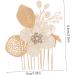 Beavorty Gold Leaf Side Comb Women Hair Pin Decorative Hair Combs Hair Comb Clip Comb Clips for Hair Girl Headpieces for Wedding Hair Side Comb Leaf Hair Accessories Bridal Hair Clips - Buy Online on GoSupps.com