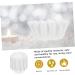Homsfou 300 pcs Wax Paper Inserts - Reusable Wax Heating Inserts Food-Grade Silicone Coated Fragrant White Glaze Perfect for International Shipping - Buy Online on GoSupps.com