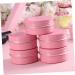 Beaupretty Travel Aluminum Box Cream Box empty lotion jars tea screw jar tea samples Cosmetic Sample Container metal lip tin plastic container Cosmetics Container travel spices make Tea 5.7X2.7cm Pink - Buy Online on GoSupps.com