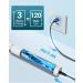 Rechargeable Sonic Electric Toothbrush for Adults and Kids - 8 Brush Heads, 120 Days Use, 5 Modes, 2 Min Timer - Family Gift - White - Buy Online on GoSupps.com