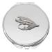 Fishing Fly Compact Mirror Handbag Gift With Free Engraving 130