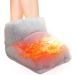 Rechargeable Heated Foot Warmer - Non-Slip Full Wrap Heater for Thick Feet | Cozy Support for Men & Women - Gray - Buy Online on GoSupps.com