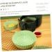 Zerodeko Air Fryer Pan Toaster Oven Pan Non Stick Baking Pan Oven Liner Silicone Air Fryer Mat Basket Round Green 19X19X6CM - Buy Online on GoSupps.com