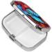 Beautiful Butterflies Compact Pill Case - Cute 2 Compartment Travel Pill Organizer for Pocket & Purse Gifts - Buy Online on GoSupps.com