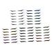 FOMIYES 108 Pairs Glitter Eyeliner Eyelid Makeup Stickers Korean Eyelid Tape Eye Skin Sticker Eyes Miss Tool