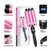 Hair Curler Flat Iron with LED Display | One Step Triple Barrel Auto Curling Iron for Stylish Waves | Best Styling Tool for Women - Buy Online on GoSupps.com