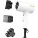 Professional Ionic Hair Dryer with Diffuser - DOOAIR 1875W, Travel Size, Constant Temperature Hair Care - White - Buy Online on GoSupps.com