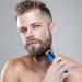 Travel Electric | Washable Mens Electric - Portable Shaver Rechargeable for Men's Short Hard Beard Shaving Trimming Blue - Buy Online on GoSupps.com